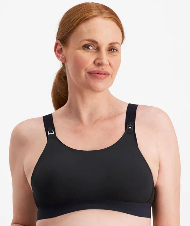 Berlei Life Maternity Active Crop Top Bra - Black Bras 