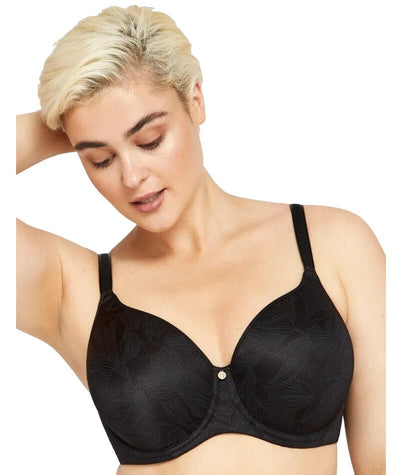 Berlei Lift and Shape T-Shirt Underwire Bra - Contemporary Floral Blac -  Curvy Bras