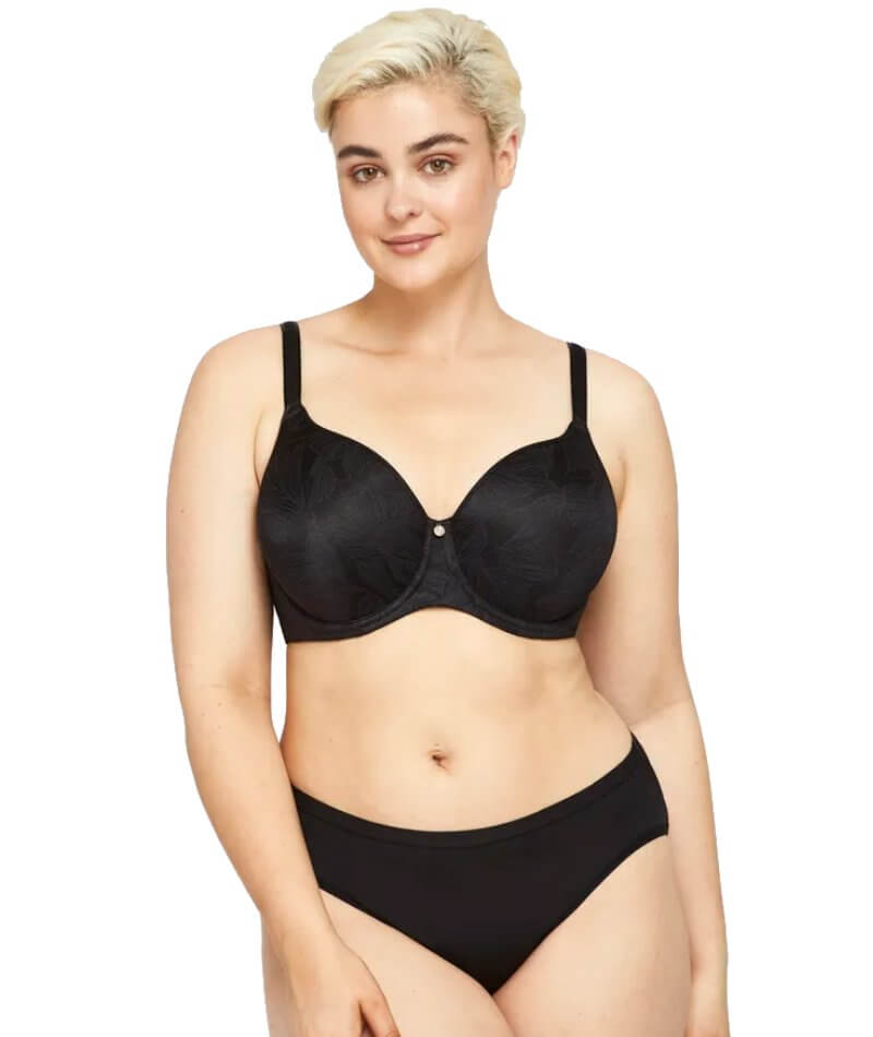 Be By Berlei Women's Full Coverage T-Shirt Bra - Black - Size 16E