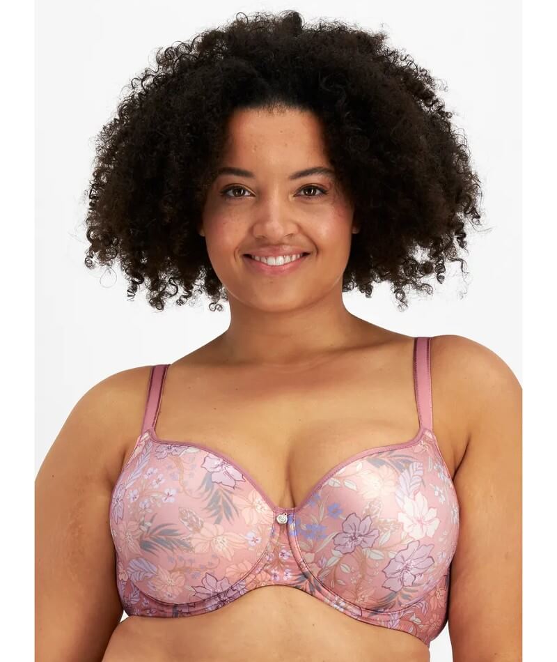 Berlei Lift and Shape T-Shirt Underwire Bra - Pink Floral