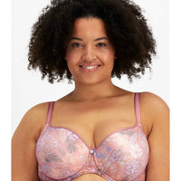 Berlei Lift and Shape T-Shirt Underwire Bra - Contemporary Floral Blac - Curvy  Bras