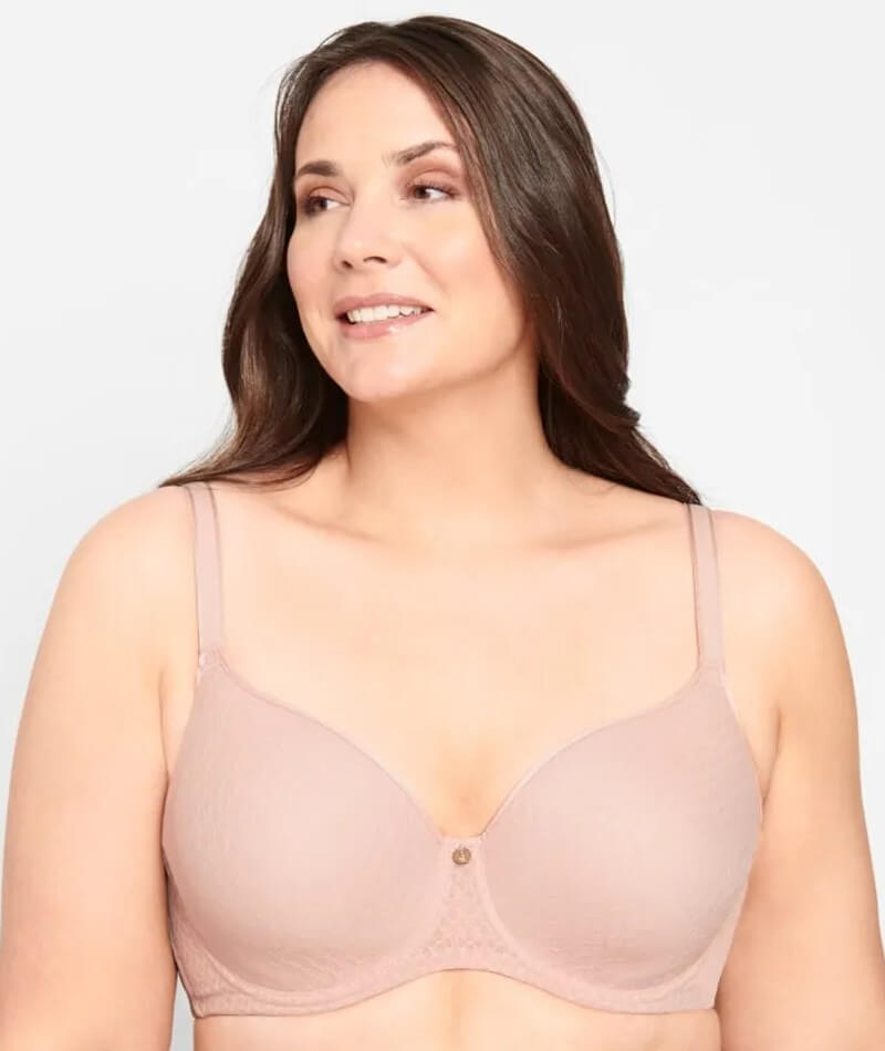 Berlei Lift & Shape T-Shirt Mesh Bra - Nude Lace