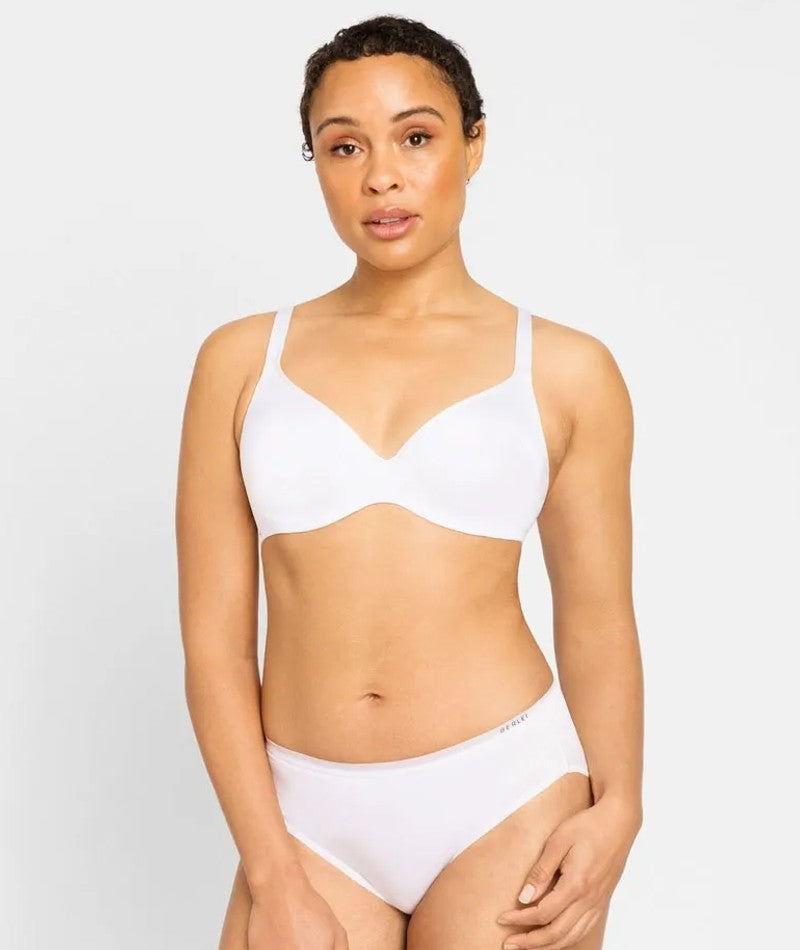 Berlei New Barely There Contour Bra - White - Curvy Bras