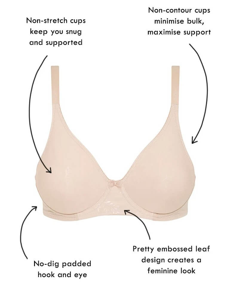 Berlei Sweater Girl Unlined Bra - White Bras 