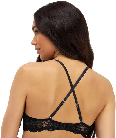 Temple Luxe by Berlei Lace Level 1 Push Up Bra - Black/Nude Bras