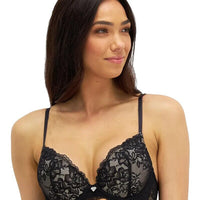 Temple Luxe by Berlei Lace Level 1 Push Up Bra - New Pastel Rose - Curvy  Bras