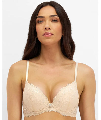 Temple Luxe by Berlei Lace Level 2 Push Up Bra - Nude Bras