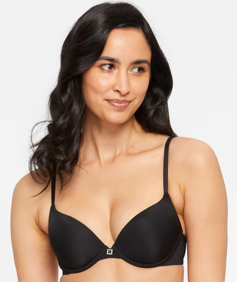 Temple Luxe by Berlei Smooth Level 1 Push Up Bra - Black Bras 