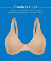 Bestform Unlined Cotton Stretch T-Shirt Bra with Underwire - Sand Bras