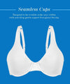 Bestform Unlined Cotton Stretch T-Shirt Bra with Underwire - White Bras