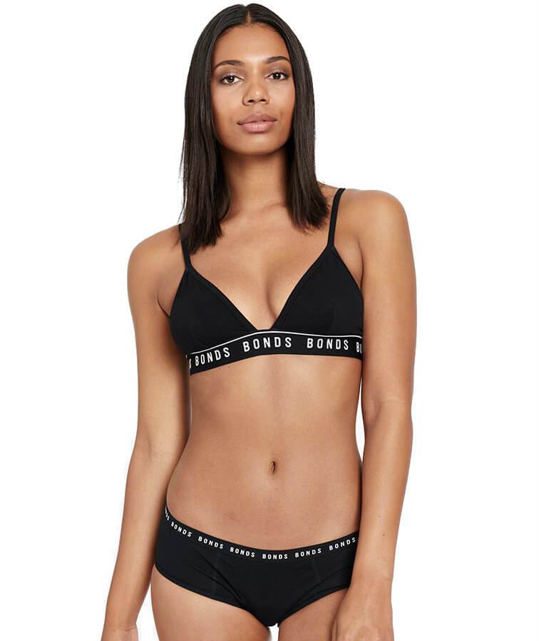 Bonds Bloody Comfy Heavy Period Boyleg - Black Knickers