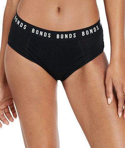 Bonds Bloody Comfy Heavy Period Full Brief - Black - Curvy Bras