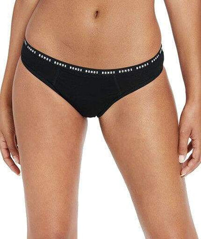 Bonds Bloody Comfy Moderate Period Bikini - Black Knickers