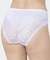 Florale Peony Maxi Brief - White Knickers