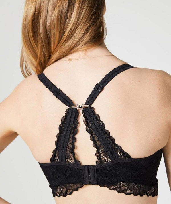 Cake Maternity Chantilly Nursing B-D Cup Wire-free Bralette - Black