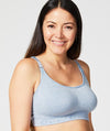 Cake Maternity Cotton Candy Seamless Sleep & Yoga Nursing Bra - Heather Blue Bras