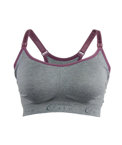 Cake Maternity Cotton Candy Seamless Sleep & Yoga Nursing Bra - Heather Grey Bras