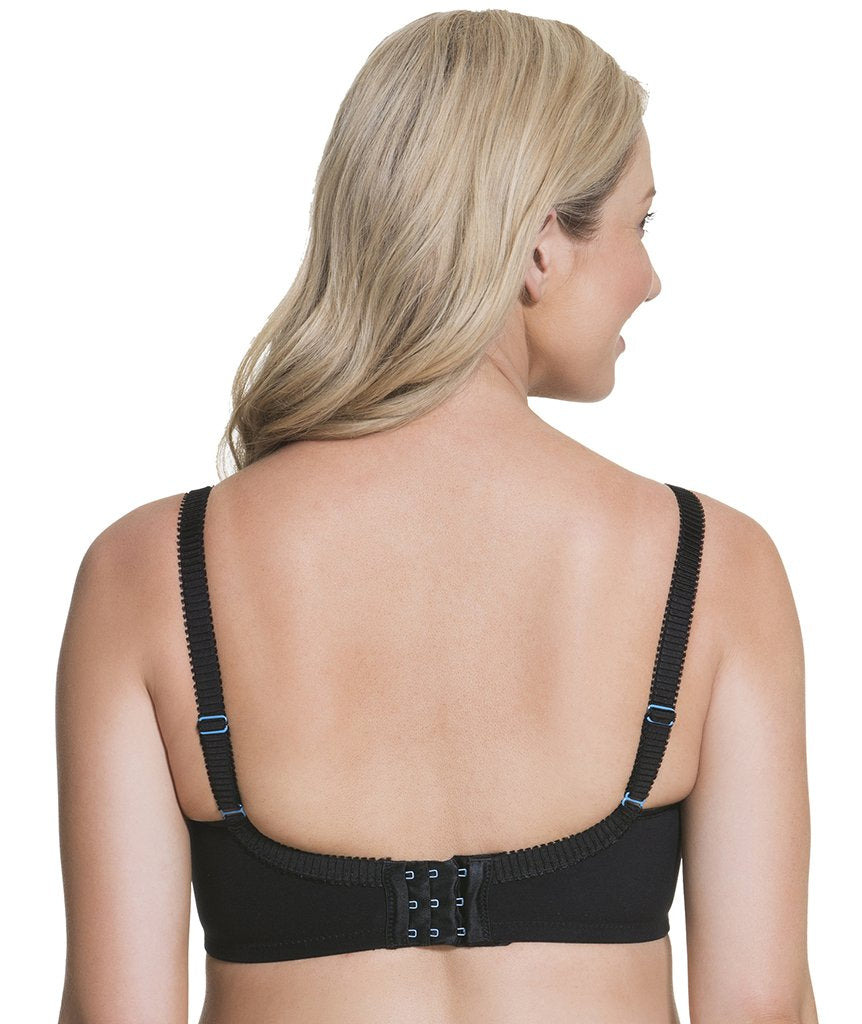 Cake Maternity Croissant Seamless Flexi Wire Nursing Bra - Black Bras 