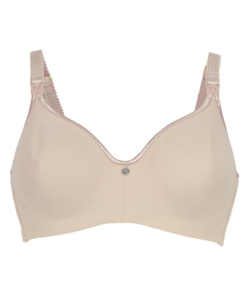 Cake Maternity Croissant Seamless Flexi Wire Nursing Bra - Nude