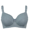 Cake Maternity Frosted Parfait Flexi Wire Balconette Lace Nursing Bra - Ice Grey Bras