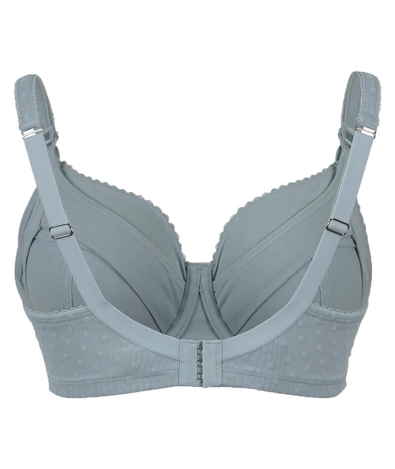 Lightly Lined Balconette Flexible Bra - Blue ice