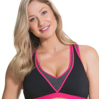 Cake Maternity Lotus Yoga & Hands Free Pumping B-G Cup Wire-free Bra - Fuchsia