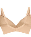 Cake Maternity Mousse Padded Plunge Wireless Nursing Bra - Beige Bras