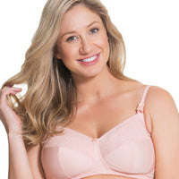 Cake Maternity Tea Wire-free Soft Cup Nursing Bra -  Blush