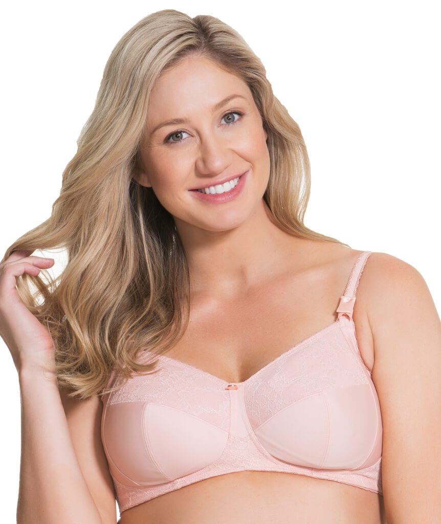 Cake Maternity Tea Wireless Soft Cup Nursing Bra - Blush Bras 