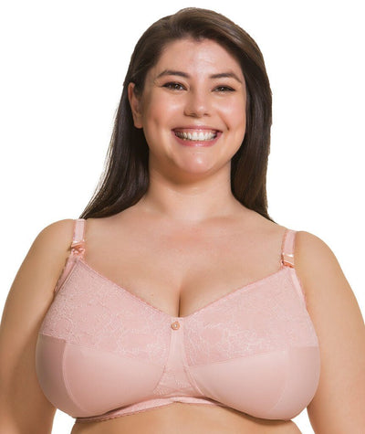 Cake Maternity Tea Wireless Soft Cup Nursing Bra - Blush Bras