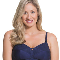 Cake Maternity Tea Wire-free Soft Cup Nursing Bra -  Navy