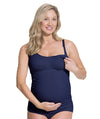 Cake Maternity Toffee Shaping Seamless Nursing Tank - Midnight Blue Sleep / Lounge