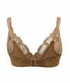 Cake Maternity Truffles Moulded Lace Cup Plunge Nursing Bra - Nude Bras