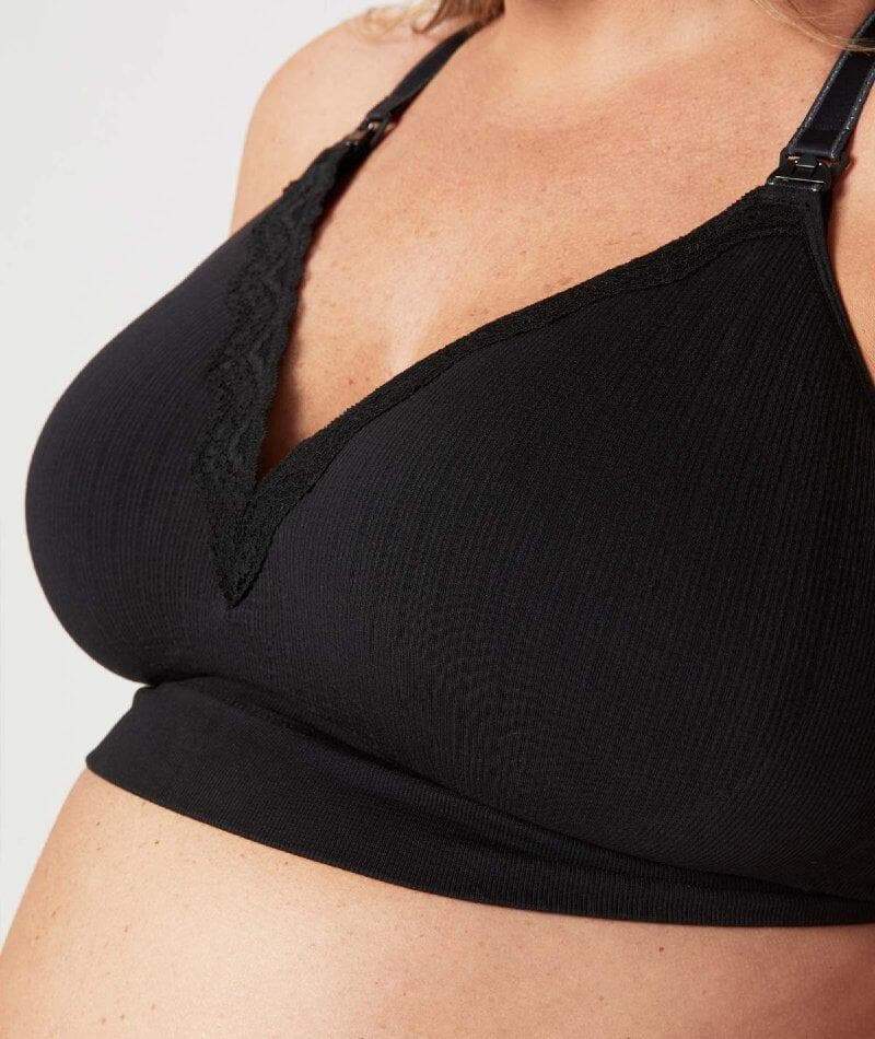 Cake Maternity Tutti Frutti E-FF Cup Wire-free Nursing Bra - Black