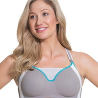 Cake Maternity Zest Flexi Wire High Impact Maternity & Nursing Sports Bra -  Grey