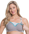 Cake Maternity Zest Flexi Wire High Impact Maternity & Nursing Sports Bra - Grey Bras