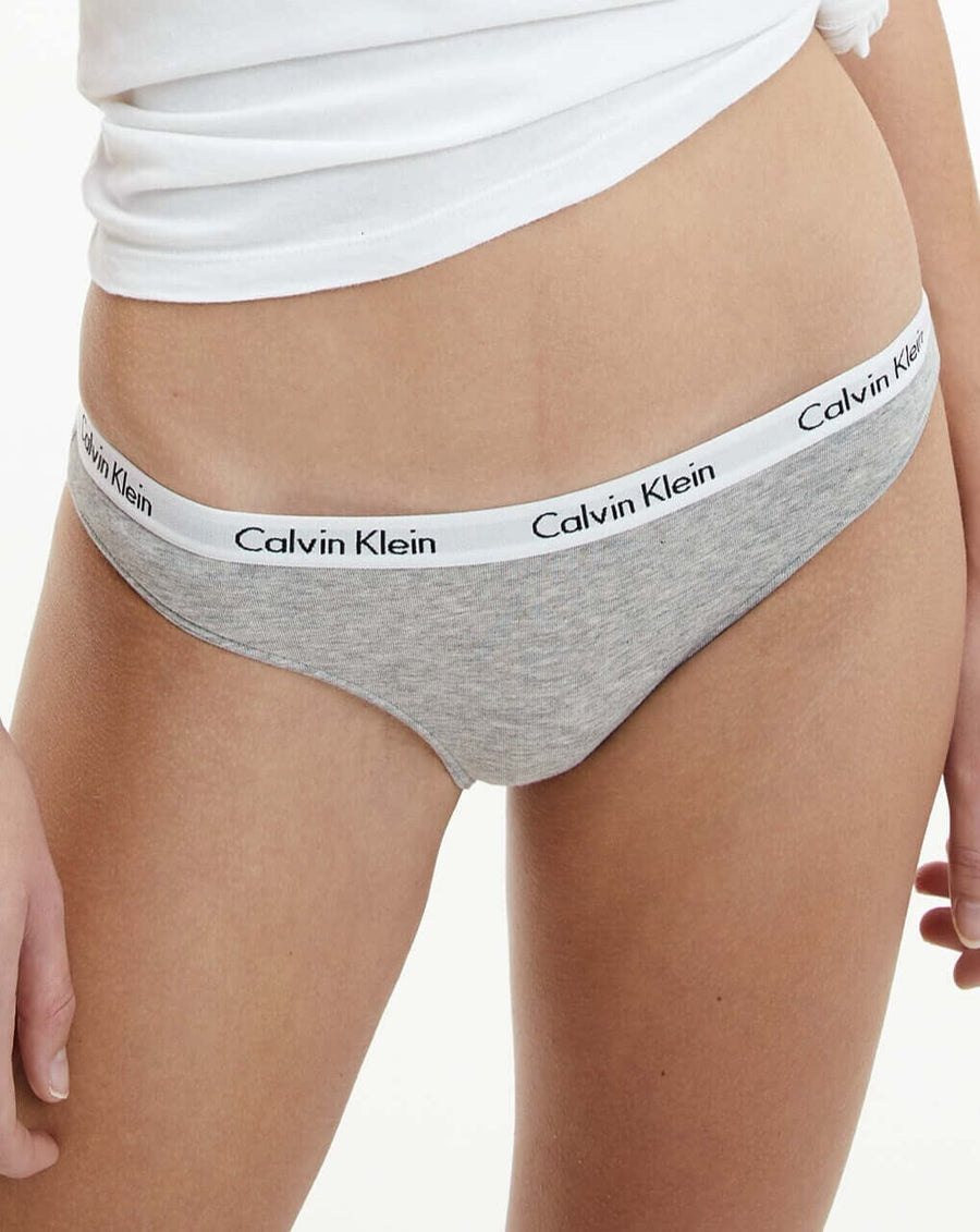 Calvin Klein Carousel 3 Pack Bikini Brief - Black/Grey Heather/White
