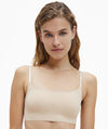 Calvin Klein Invisibles Comfort Lightly Lined Retro Bralette - Bare Bras