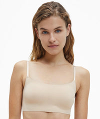 Calvin Klein Invisibles Comfort Lightly Lined Retro Bralette - Bare