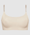 Calvin Klein Invisibles Comfort Lightly Lined Retro Bralette - Bare Bras