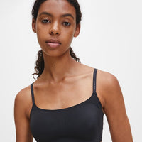 Calvin Klein Invisibles Comfort Lightly Lined Retro Bralette - Black