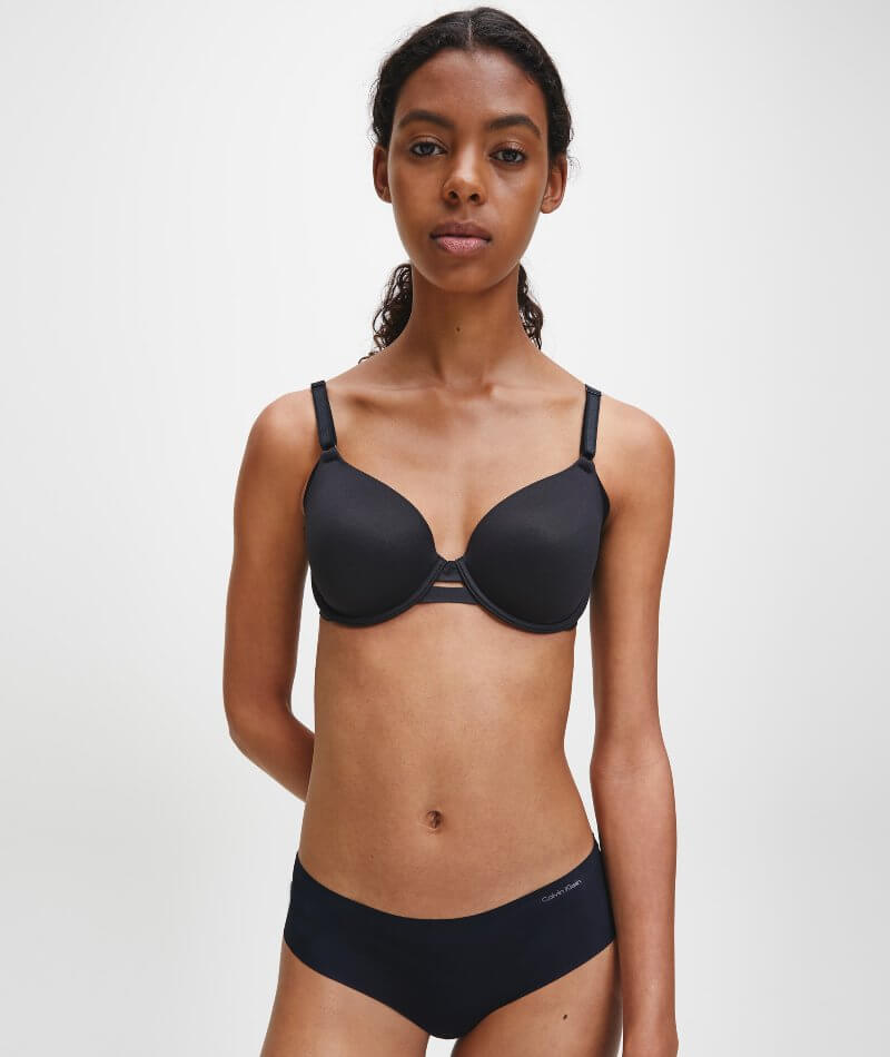 Calvin Klein Invisibles Hipster Brief - Black - Curvy Bras