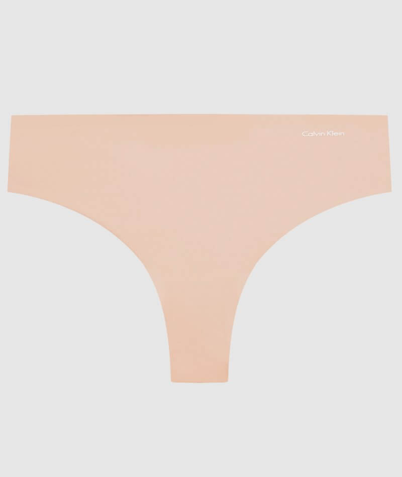 Calvin Klein Invisibles Thong - Light Caramel - Curvy Bras