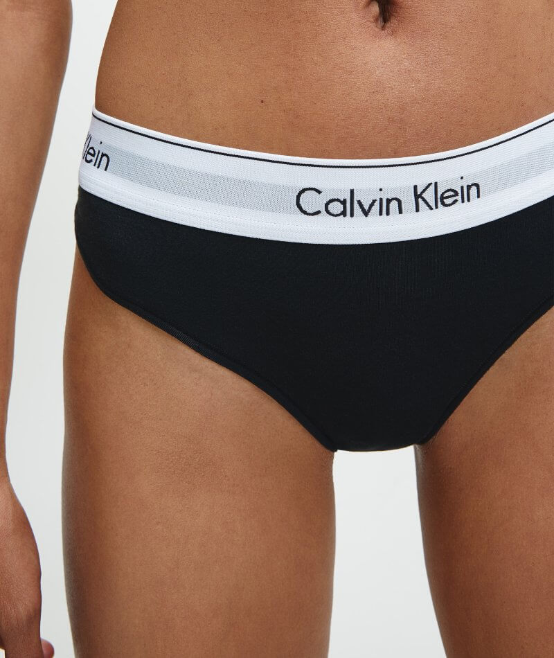 Calvin Klein Modern Cotton Bikini Brief - Black Knickers