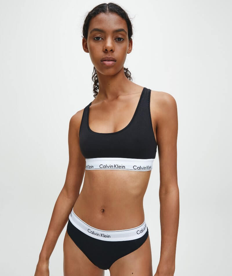 Calvin Klein Modern Cotton Bikini Brief - Black Knickers