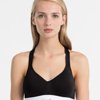 Calvin Klein Modern Cotton Lightly Lined Bralette - Black