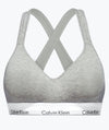 Calvin Klein Modern Cotton Lightly Lined Bralette - Grey Heather Bras
