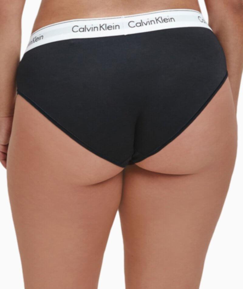 Calvin Klein Modern Cotton Plus Hipster Brief - Black - Curvy Bras