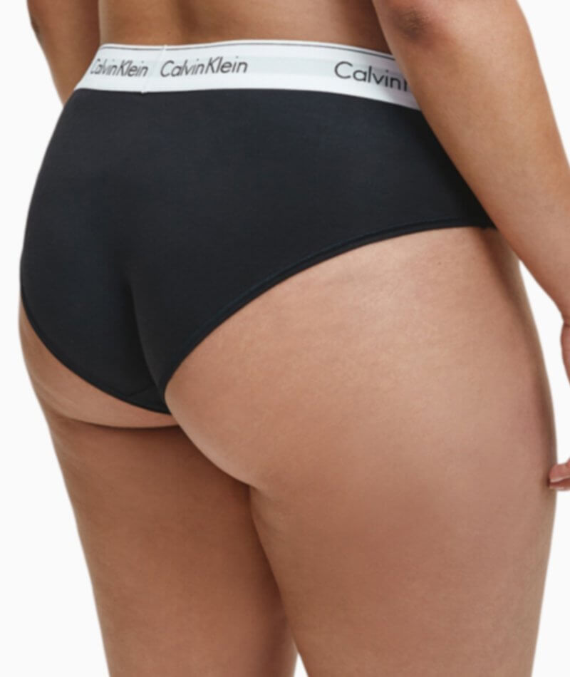 Calvin Klein Modern Cotton Plus Hipster Brief - Black - Curvy Bras