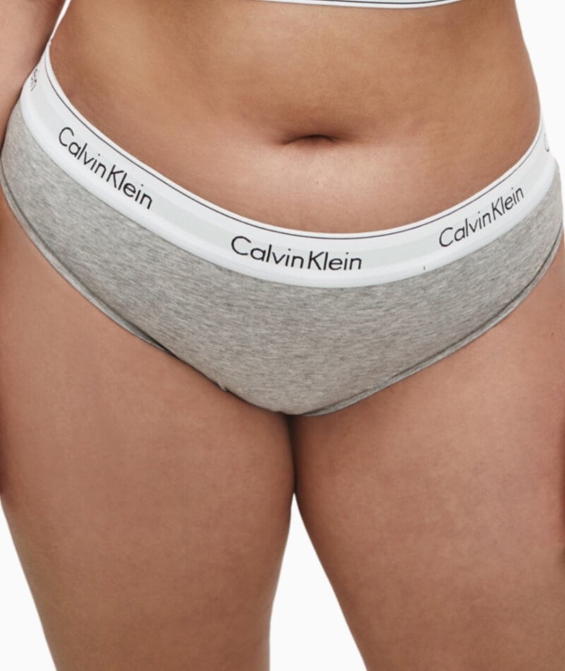 Calvin Klein Modern Cotton Nursing Bra in grey